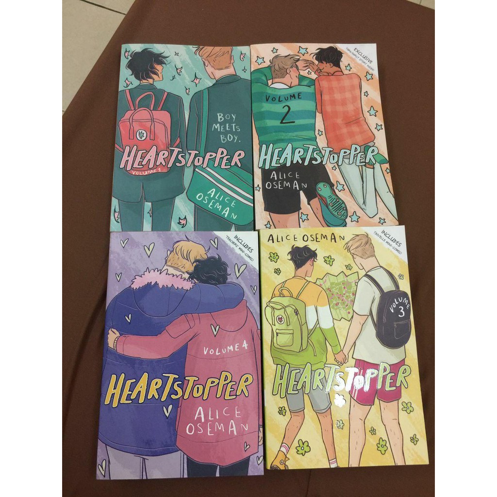 HEARTSTOPPER ORIGINAL BOOK SERIES (ALL 4 BOOKS) | Shopee Malaysia