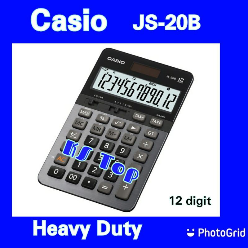 Casio JS-20B 12 Digit Desktop | Shopee Malaysia