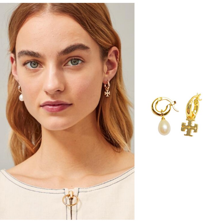 Tory Burch Kira Pearl Drop Earrings