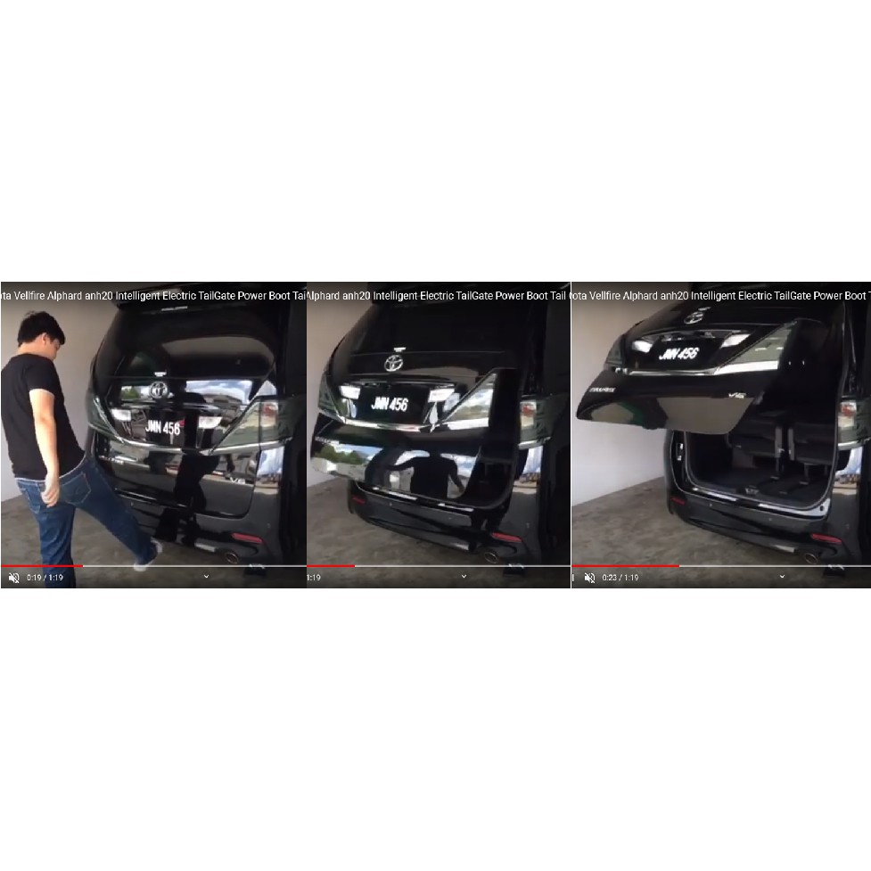 Leon Toyota Vellfire ANH20 Alphard Intelligent Electric TailGate Lift ...