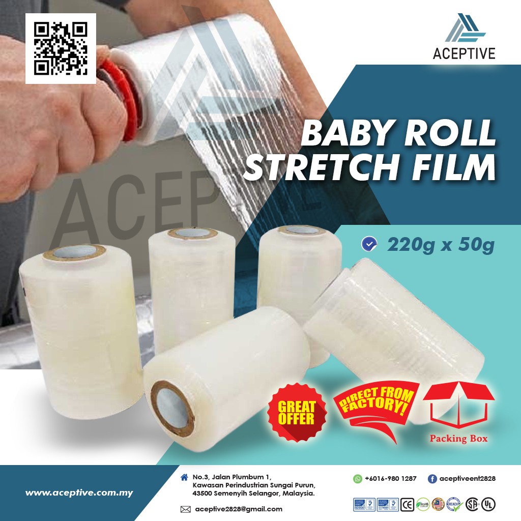 Baby Roll 100MM X 220G X 50G First Grade | Shopee Malaysia