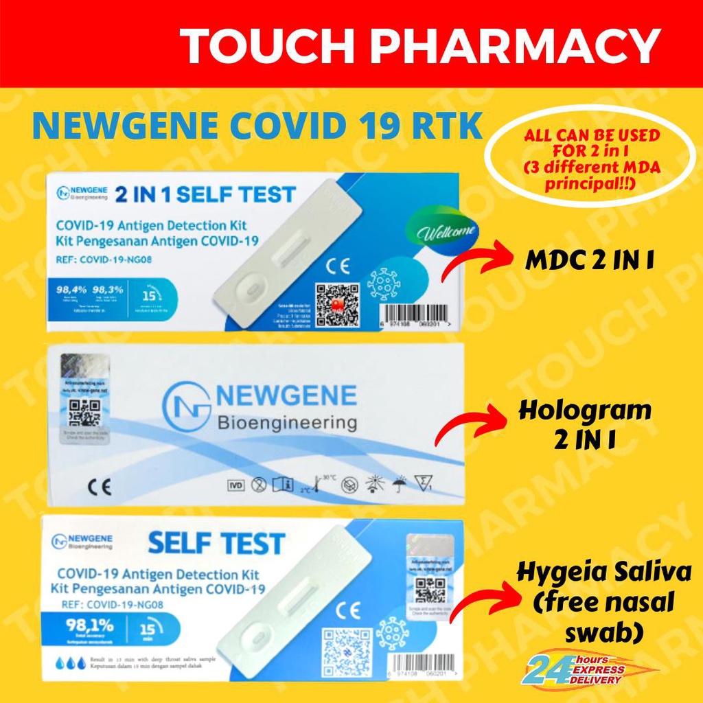 [PHARMACY QR code stock] (Exp 1/2026) NEWGENE MDC/ UT (2025) COVID 19