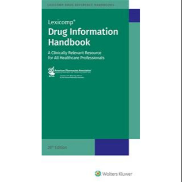 Drug Information Handbook 28E Shopee Malaysia