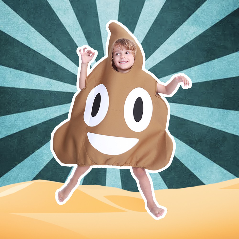 Ready Stock Halloween Costume For Family Happy Poop Boy Fancy Costume ...