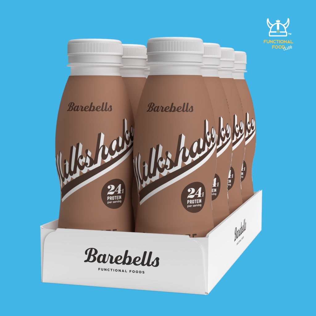 SWEDEN Protein Shake Barebells Lactose Free & No Added Sugar Milkshake Chocolate (8 BTL