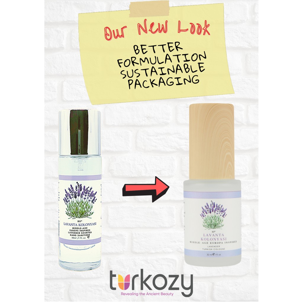 Lavender Hand Sanitizer & Refresher🧿 Turkish Kolonya 75 Ethanol