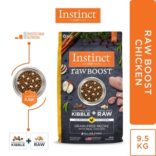 Instinct Dog Raw Boost Grain Free Recipe with Real Chicken 9.5KG