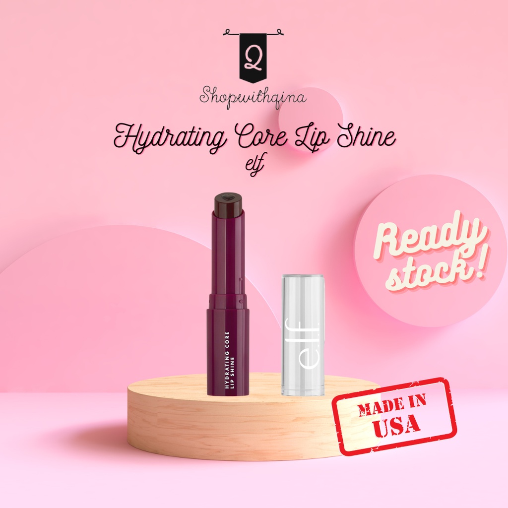elf USA 🇺🇸 Hydrating Core Lip Shine Shopee Malaysia