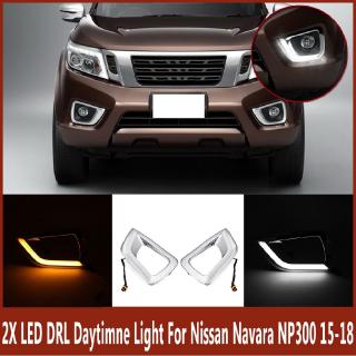 For 2015-2018 Nissan Navara NP300 LED DRL Daytime Running