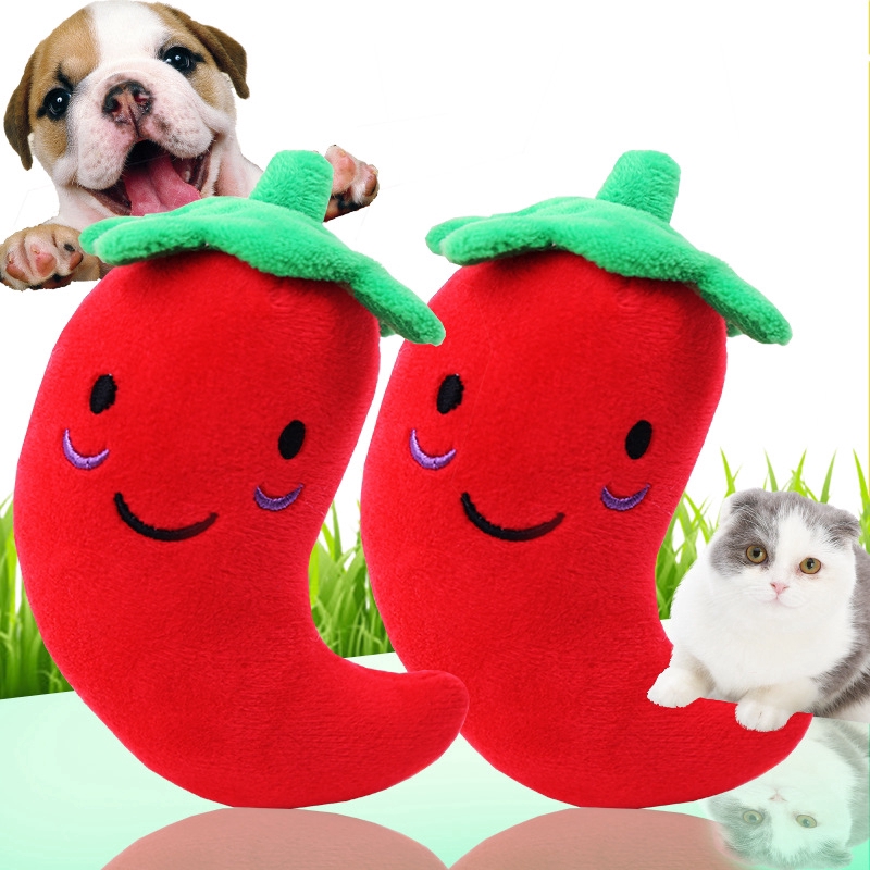 pet supplies Chili stuffed toy pet dog meow toy teddy bear pet