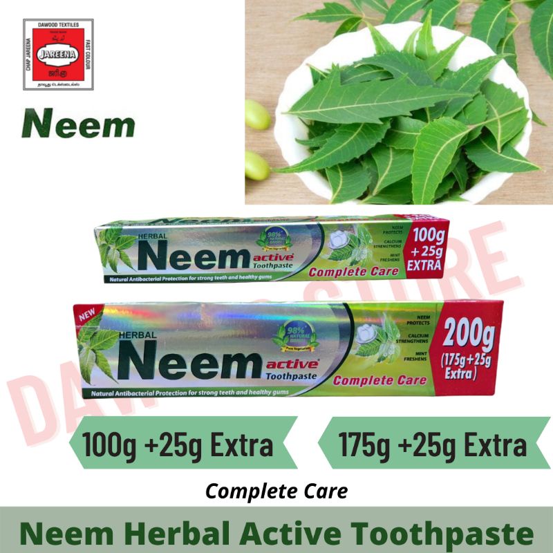 Neem Active Herbal Toothpaste 125g & 200g Shopee Malaysia