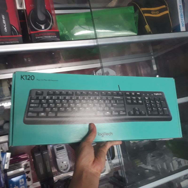 Logitech K120 Keyboard Usb Keyboard External Pc and Laptop Keyboard ...