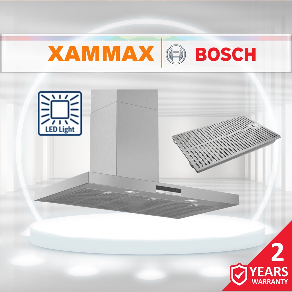BOSCH DWB97DM50B Serie 4 Wall mounted Hood / Stainless steel / Wall