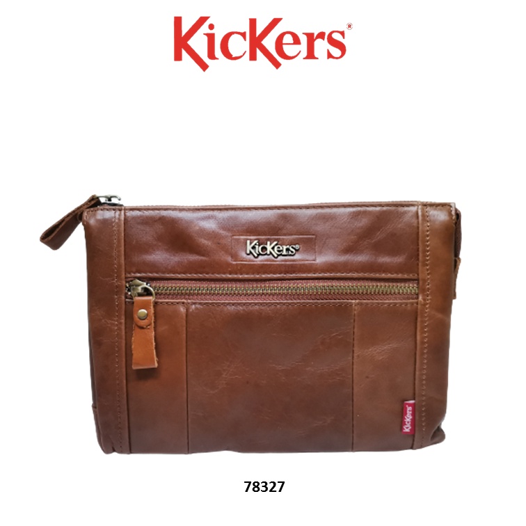 Kickers Original Leather Clutch Bag 💯 Original (1KICC 78327