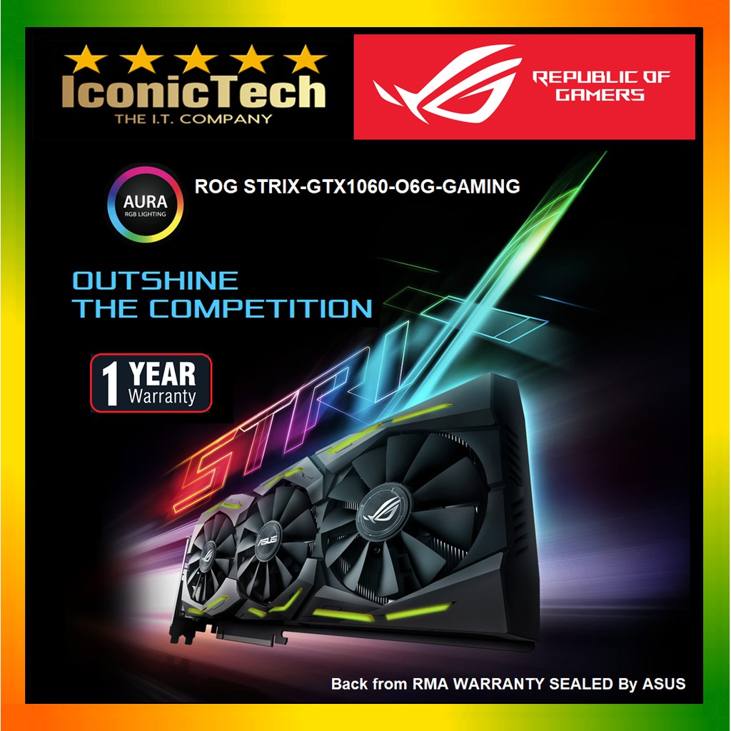 Asus rog strix hot sale gtx 1060 o6g gaming