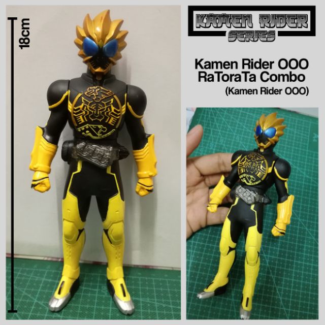 (PRELOVED) BANDAI Sofubi Kamen Rider OOO RaToraTa Combo Action Figure ...