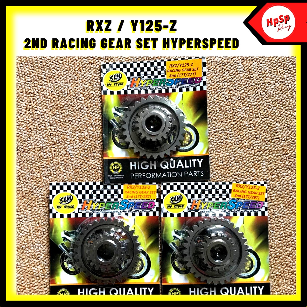 GEAR 2 RXZ Y125 HPSP: RXZ / Y125-Z 2ND RACING GEAR SET HYPERSPEED ...