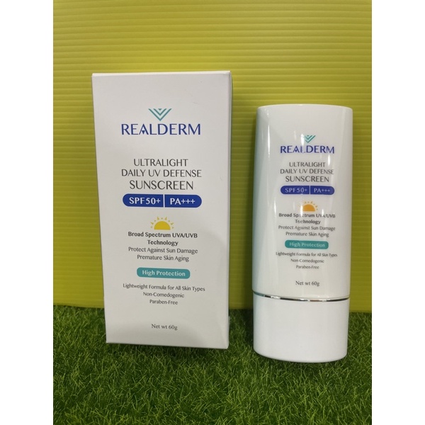 Realderm Ultralight Sunscreen Spf 50 Shopee Malaysia