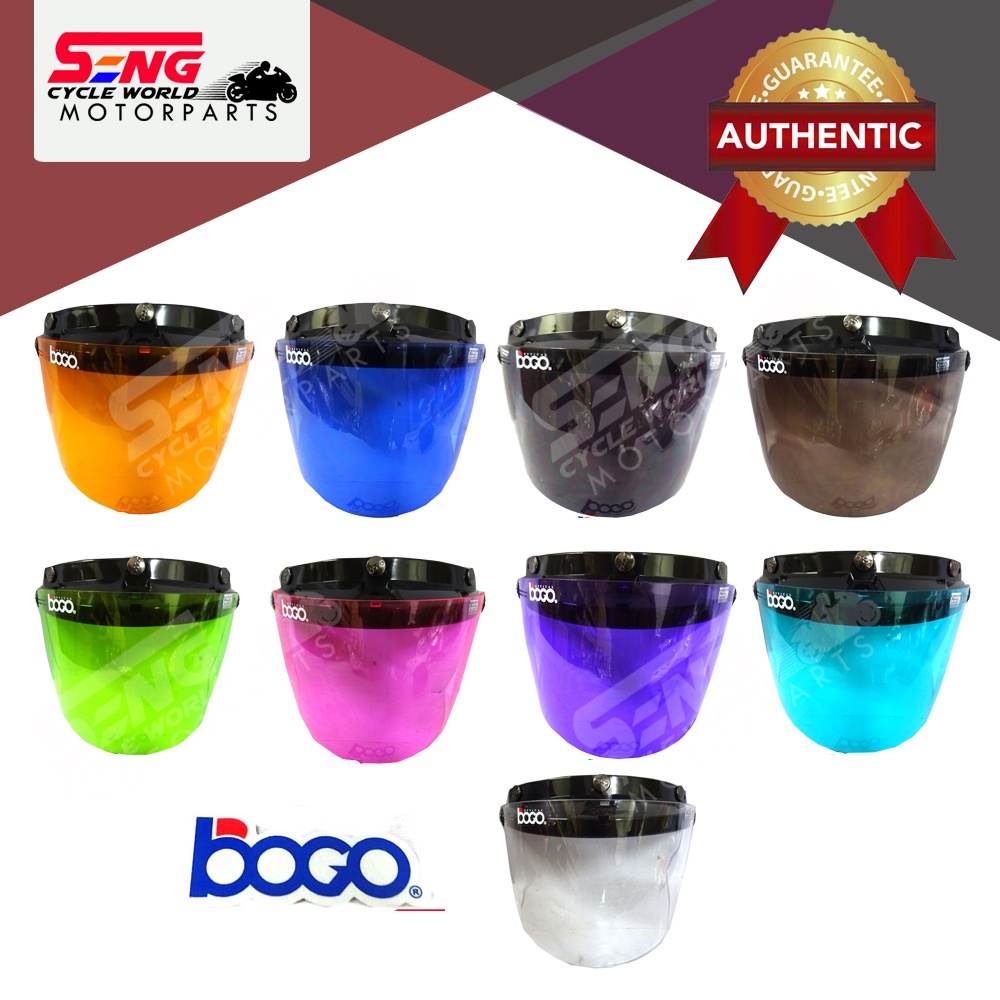 BOGO HELMET VISOR (CLEAR) Shopee Malaysia