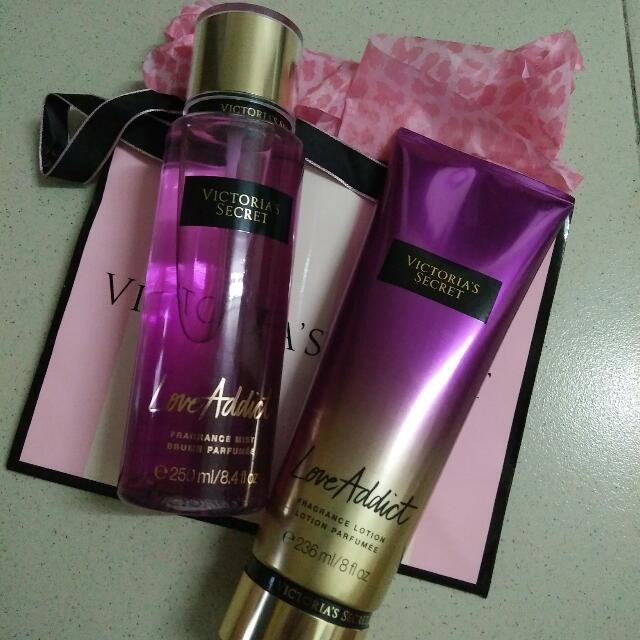 Victoria s secret love addict fragrance lotion perfume Shopee