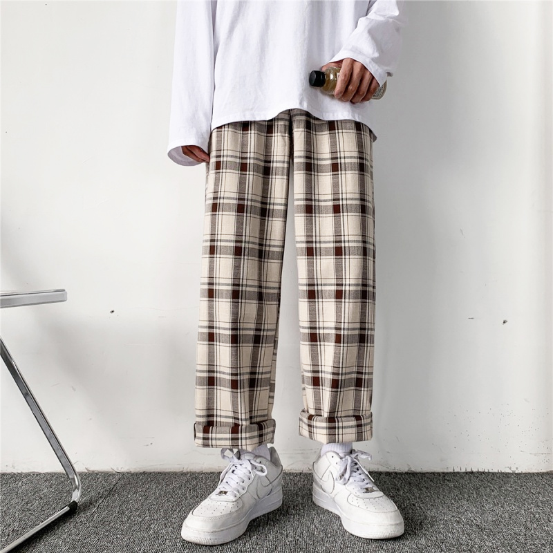 Loose 2024 checkered pants