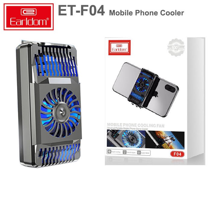 EARLDOM ET-F04 Universal Portable Mobile Phone Gaming Cooling Fan ...