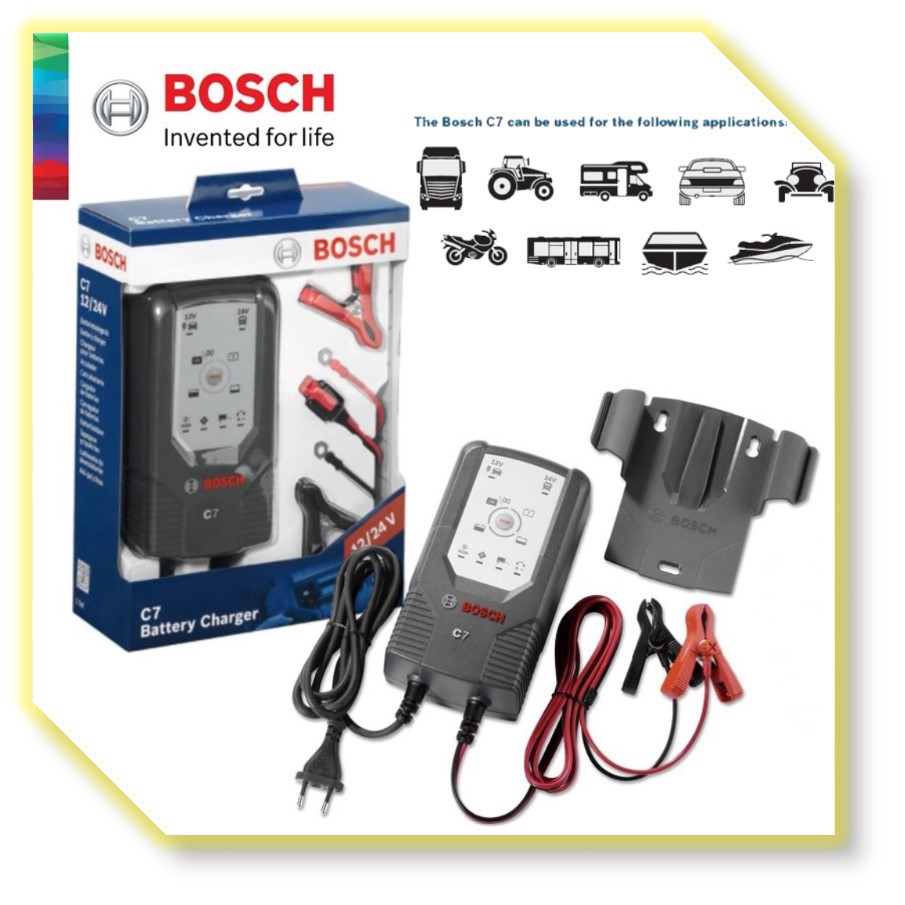 Bosch C7 Battery Charger + Free Gift Shopee Malaysia
