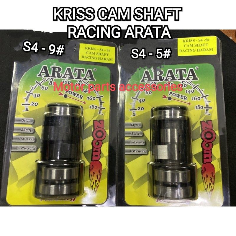 KRISS CAM SHAFT RACING ARATA S4 - 5# / S4 - 9# ORIGINAL RACING ARATA ...