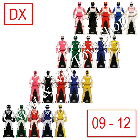 Gokaiger DX Ranger Key Set 3 Sentai No. 9-12 (Changeman Flashman ...