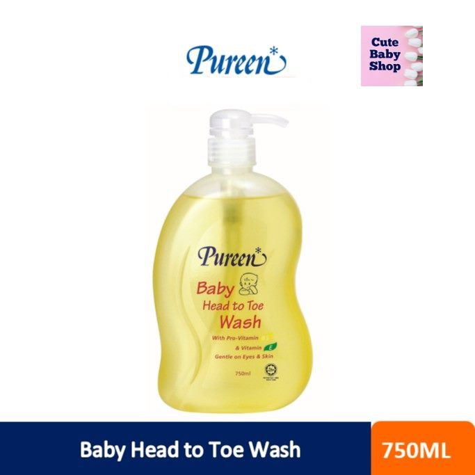 Pureen baby head to best sale toe wash