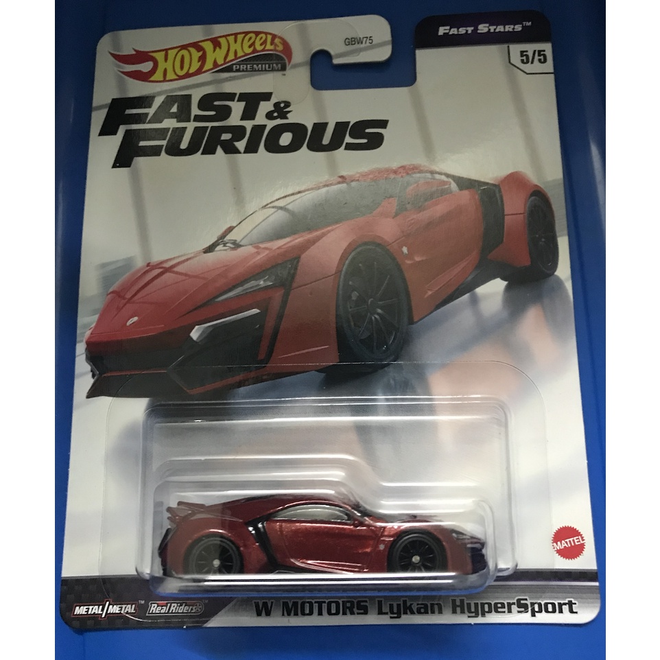 Hot Wheels W Motors Lykan HyperSport Fast and Furious (Real Rider ...