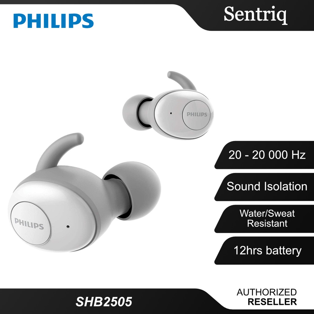 Philips SHB2505 White Colour UpBeat Bluetooth 5.0 Wireless in-Ear ...