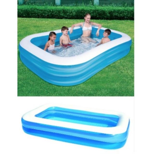 Inflatable Swimming pool 2Ring (Ready Stock) | Shopee Malaysia