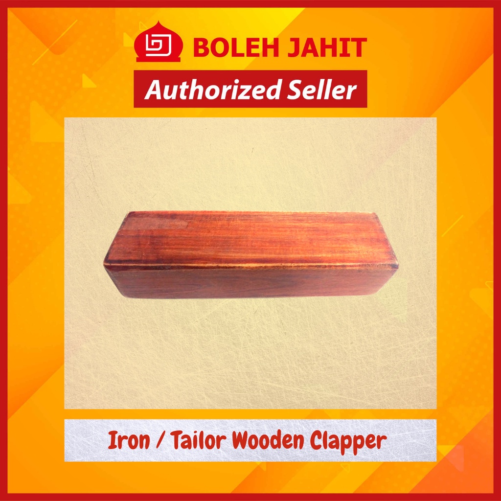 Iron / Tailor Wooden Clapper (To make crispy fine line during ironing ...