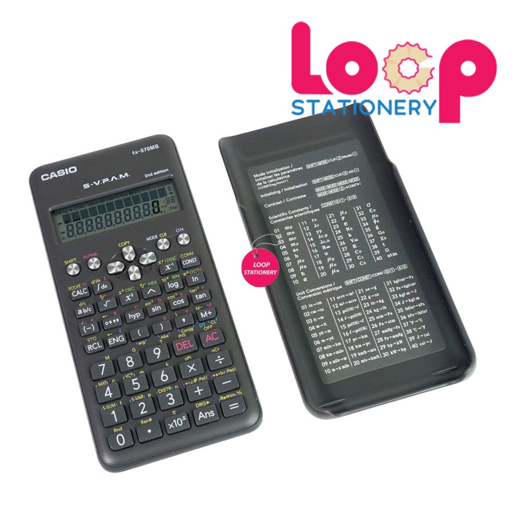 Casio Calculator Scientific Fx-570MS Original | Shopee Malaysia
