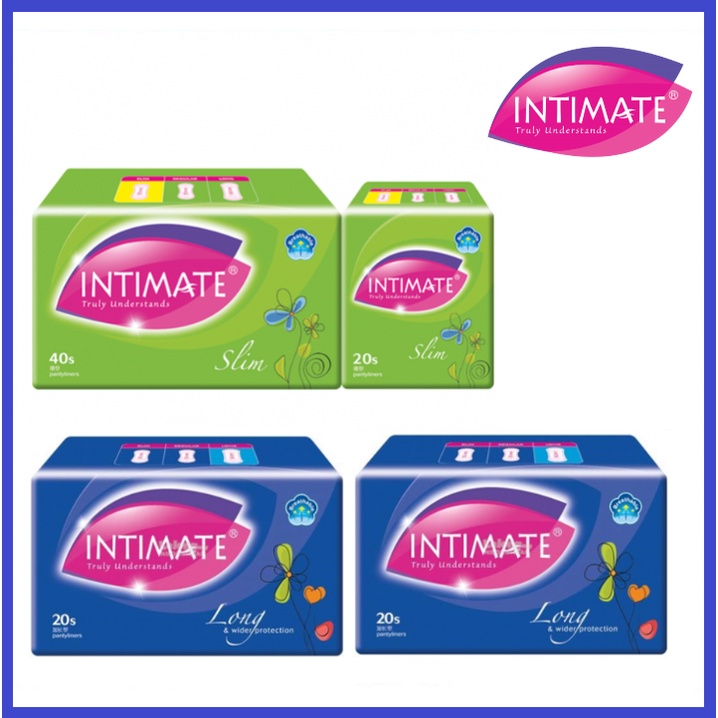 Intimate Regular Pantyliners (40's)/Intimate Long Panty Liner 20s