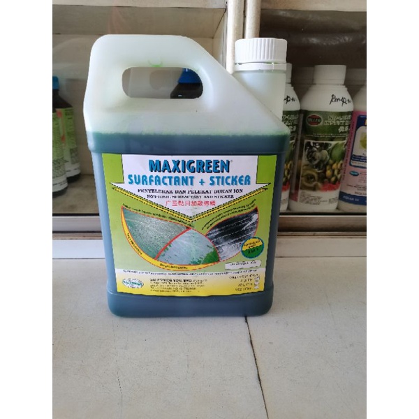 4L Maxigreen Surfactant + Sticker (penyelerak dan bahan permukaan bukan ...