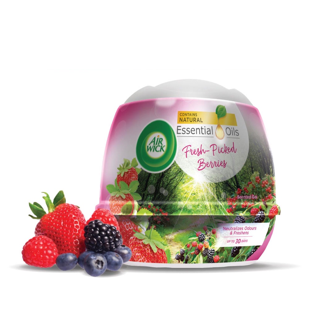 Air Wick Airwick Air Freshener Scented Gel 180g (Lavender/Lemon/Bamboo/Berries/Fresh Water