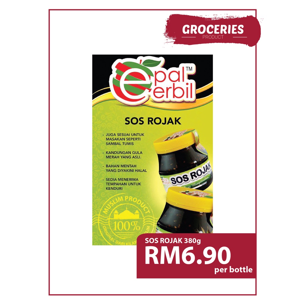 Sos-Rojak-380g-Epal-Erbil | Shopee Malaysia