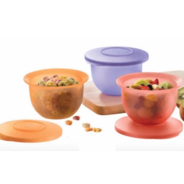Tupperware Expression Bowl 550ml (Orange) | Shopee Malaysia