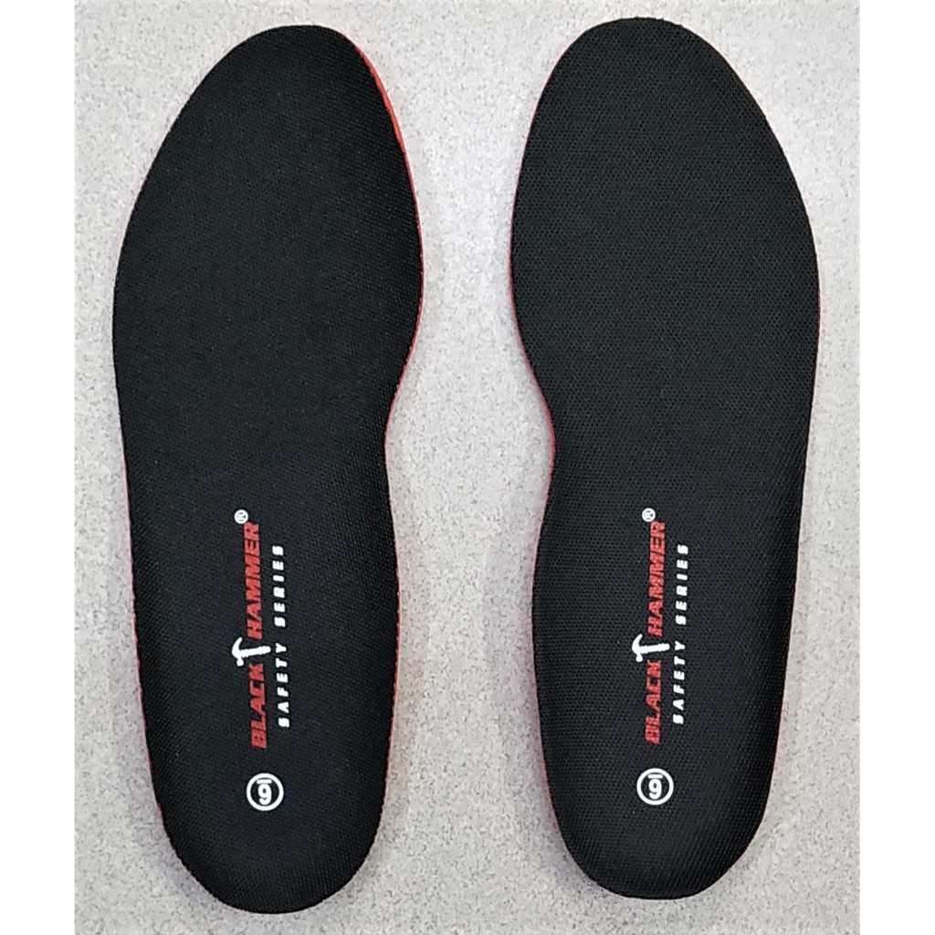 BLACK HAMMER MEN SAFETY SHOE INSOLE TAPAK LAPIS KASUT KERJA | Shopee ...