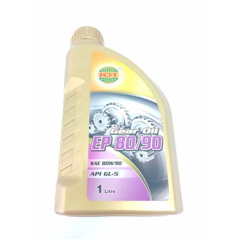 IOT EP80/90 SAE 80W90 API GL-5 gear oil (1 liter) | Shopee Malaysia