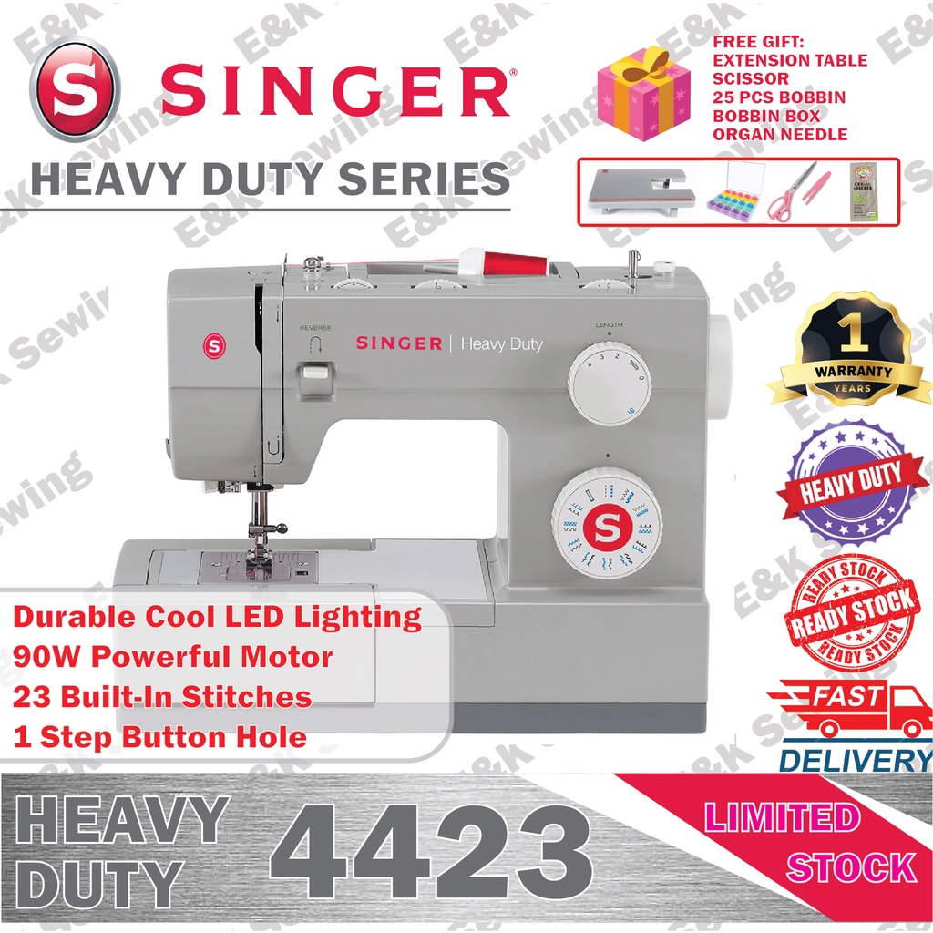 SINGER 4423 Heavy Duty ExtraHigh Sewing Speed Sewing Machine with