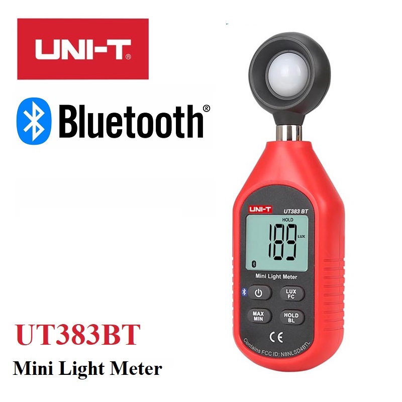 UNIT UT383BT Handheld Mini Luminometer LCD Digital Photometer Luxmeter