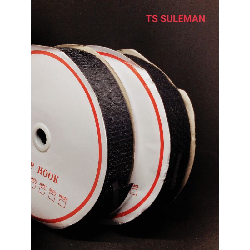 Velcro Black Hook & Loop Tape 1 25mm 1 Roll - Everything Audio