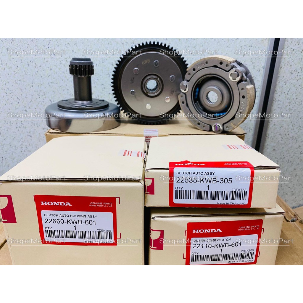 ORI THAI) HONDA WAVE110 WAVE 110 DASH NEW DREAM 110 Fi ALPHA CLUTCH SET  AUTO CLUTCH HOUSING SHOE HUB COMPLETE GEAR ASSY | Shopee Malaysia