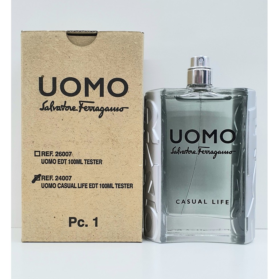 SALVATORE FERRAGAMO UOMO CASUAL LIFE EDT M 100ML TESTER