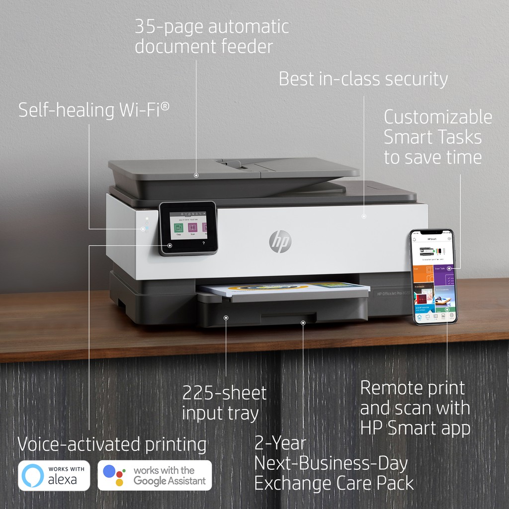 HP OfficeJet Pro 8020 All-In-One Printer Print / Scan / Copy / Fax