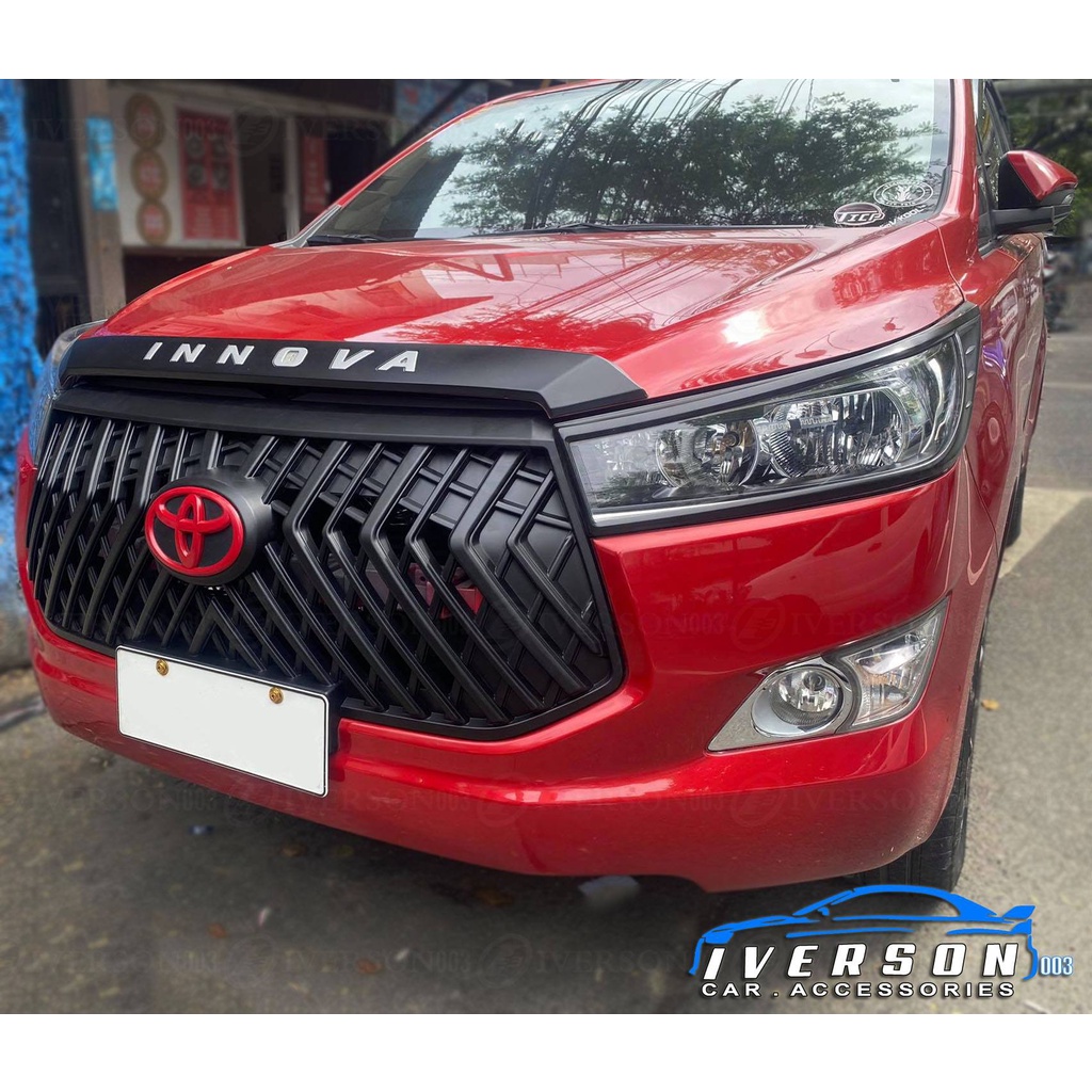 Toyota Innova 2016 to 2020 Front Hood Lip Hood Shield Black | Shopee ...