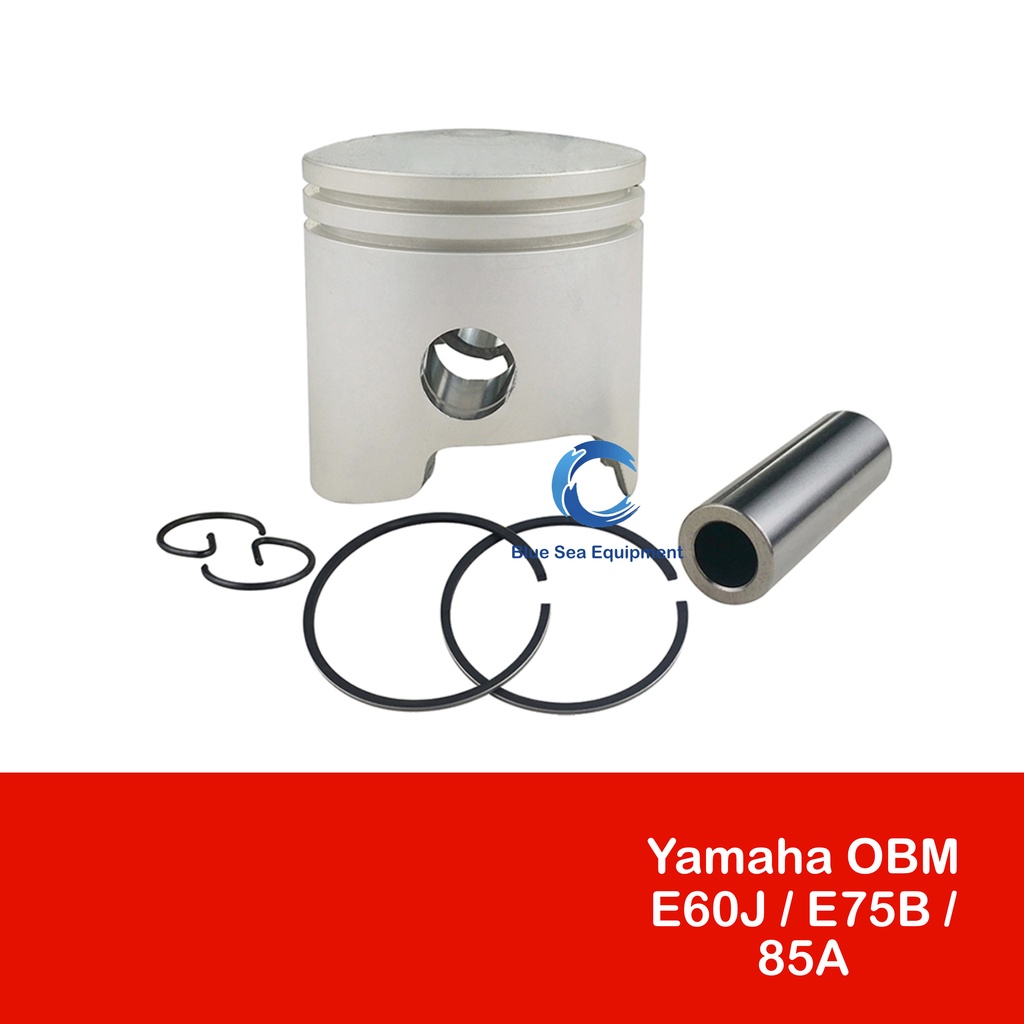 Piston Kit 3 Sizes For Yamaha Outboard E60j E75b 85a 2 Stroke